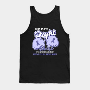 esophageal cancer this is my fight shirt Tank Top